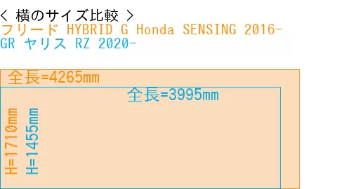 #フリード HYBRID G Honda SENSING 2016- + GR ヤリス RZ 2020-